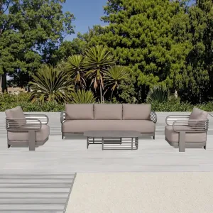 Janna Modern Garden Sofa Set Hotel Luxury Outdoor Furniture Cushion Couch Outdoor Patio Furniture Garden Sofa Set