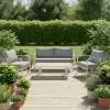 Lamb Modern Outdoor Furniture Sofa Set Garden Patio Teak Sofa Furniture
