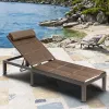 Large Outdoor Chaise Lounge Patio Lounge Chair Pool Sun Lounger for Beach