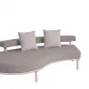 Luxury Contemporary Outdoor Aluminium Garden Sofa Set Elegant Modern Patio Furniture for Balcony Courtyard Hotel Beach Villa