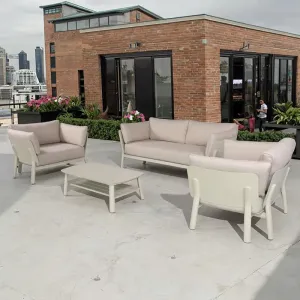Luxury Contemporary Outdoor Patio Sofa Set Aluminum Hotel Garden Furniture for Outdoor Leisure
