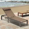 Luxury Metal Patio Outdoor Sun Bed Furniture Outdoor Sun Lounger for Courtyards Pools Beaches Hotels Gardens