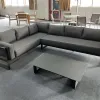 Luxury Modern Aluminum Garden Sofas Set Patio Furniture Lounge for Balcony Villa Courtyard or Hotel-Outdoor Use