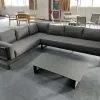 Luxury Modern Aluminum Garden Sofas Set Patio Furniture Lounge for Outdoor Use Balcony Villa Courtyard Hotel