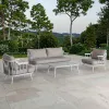 Luxury Modern Aluminum Patio Garden Furniture Sofa Sets New Arrival Outdoor Garden Sofa for Hotels Villas