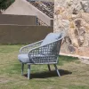 Luxury Modern Aluminum Waterproof Outdoor Furniture Durable Garden Outdoor Sofa Set for Hotels and Courtyards Patio Couch Set