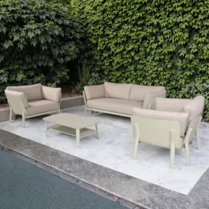 Luxury Modern Outdoor Aluminum Hotel Garden Furniture Luxury Outdoor Patio Sofa Sets