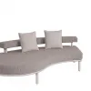 Luxury Outdoor Aluminium Garden Chair and Table Set Elegant Balcony Patio Furniture with Hospitality Table