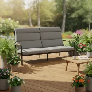 Luxury Outdoor Aluminum Furniture Weather-Resistant Contemporary European Design Garden Patio Sofa Sets