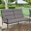 Luxury Outdoor Aluminum Furniture Weather-Resistant Contemporary European Design Garden Patio Sofa Sets