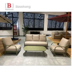 Luxury Outdoor Furniture Set Woven Rattan Garden Sofa Outdoor Sofas Set