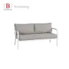 Luxury Resort Villa Outdoor Sofa Set Hotel Patio Teak Furniture With Fabric for Garden Patio Use