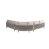 MOSS Hot Sale Modern Garden Hotel Rattan Outdoor Corner Sofa Luxury Garden Sets Hotel Outdoor Furniture Set