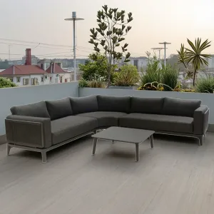 MOSS Modern Luxury Outdoor Furniture Aluminum Garden Patio Outdoor Corner Sofa Set
