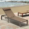 Metal Patio Outdoor Sun Bed Furniture Outdoor Sun Lounger for Courtyards Pools Beaches Hotels Gardens
