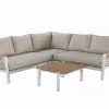 Mili Hotel Luxury Leisure Waterproof Sun Protection Patio Sofa Set Garden Teak Outdoor Sofa Set