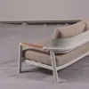 Mili Hotel Luxury Leisure Waterproof Sun Protection Patio Sofa Set Garden Teak Outdoor Sofa Set