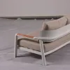 Mili Modern Design Outdoor Furniture Luxury Leisure Patio Sofa Set with Waterproof Sun Protection Teak Garden Sofa Set