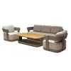 Minimalist Outdoor Courtyard Garden Furniture Teak Sofa Set for Garden Patio