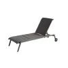 Modern Aluminium Beach Garden Chaise Lounge Furniture Outdoor Poolside Teslin Sun Loungers