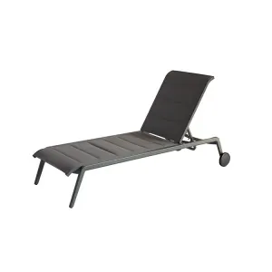 Modern Aluminium Beach Garden Chaise Lounge Furniture Outdoor Poolside Teslin Sun Loungers