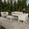 Modern Aluminum Garden Patio Furniture Sofa Single Outdoor Garden Sofa Waterproof
