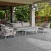 Modern Aluminum Outdoor Sofa Set Garden Villa Laundry Aluminum Sofa Sets