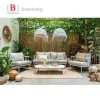 Modern Aluminum Outdoor Sofa Set Garden Villa Laundry Aluminum Sofa Sets