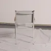 Modern Classic Aluminum Dining Chair French Design Waterproof Garden Furniture for Patio Park Courtyard Restaurant