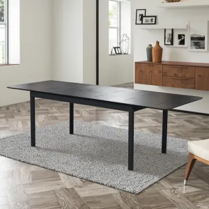 Modern Comfortable Gray Garden Outdoor Sectional Extendable Aluminum Dinning Table