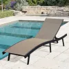 Modern Comfortable Sun Lounger Outdoor Patio Chaise Lounge Chair for Patio Poolside Hotel Use Stylish Leisure