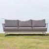 Modern Deluxe Teak Garden Sofa Set Waterproof Outdoor Furniture for Hotels