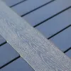 Modern Design Outdoor Leisure Aluminum Garden Table Furniture Waterproof Plastic Wood Dining Patio Table