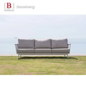 Modern Design Outdoor Patio Furniture Luxury Teak Garden Sofa Set for Home Hotel Use