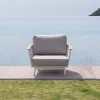 Modern Design Outdoor Patio Furniture Luxury Teak Garden Sofa Set for Home Hotel Use