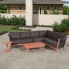 Modern Design Wholesale Custom Modular Corner Outdoor Aluminum Patio Sofa Set Waterproof for Garden Hotels Use