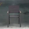 Modern Factory Direct Custom Patio Simple Style Garden Chairs Balcony Teslin Chair Outdoor Dining Chair