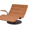 Modern Leisure Teak Lounger Chair Courtyard Chair Suitable for Outdoor Garden Use