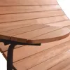 Modern Leisure Teak Lounger Chair Courtyard Chair Suitable for Outdoor Garden Use