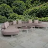 Modern Luxury Aluminium Garden Sofa Set Elegant Patio Furniture for Outdoor and Balcony Weather-Resistant for Parks