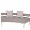 Modern Luxury Aluminium Garden Sofa Set Elegant Patio Furniture for Outdoor and Balcony Weather-Resistant for Parks
