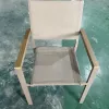 Modern Luxury Leisure Plastic Wood Restaurant Outdoor Dining Chair for Garden Dine