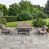 Modern Luxury Lounge Customized Aluminum Hotel Garden Furniture Sofa Set