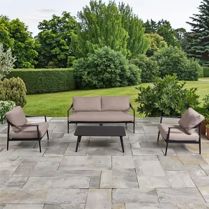 Modern Luxury Lounge Customized Aluminum Hotel Garden Furniture Sofa Set