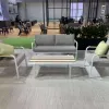 Modern Luxury Patio Outdoor Furniture Sofa Set Waterproof Teak Garden Courtyard Hotel Leisure