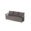 Modern Luxury Solid Teak Rattan Sofa Set Waterproof Outdoor Furniture for Patio Hotels Gardens Contemporary Leisure for Villas