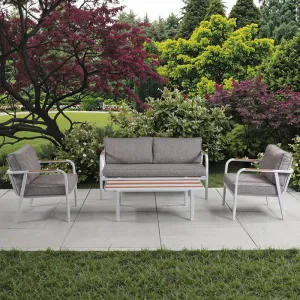 Modern Luxury Wooden Garden Sofa Set Outdoor Teak Wood Furniture for Patio or Courtyard for Villas Leisure Style