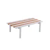 Modern Luxury Wooden Garden Sofa Set Outdoor Teak Wood Furniture for Patio or Courtyard for Villas Leisure Style