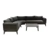 Modern MOSS Aluminum Patio Outdoor Luxury Garden Corner Sofa Set Garden Sofas