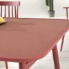 Modern Outdoor Aluminum Dining Table and Chair Set Leisure Table for Courtyard Balcony Patio Furniture